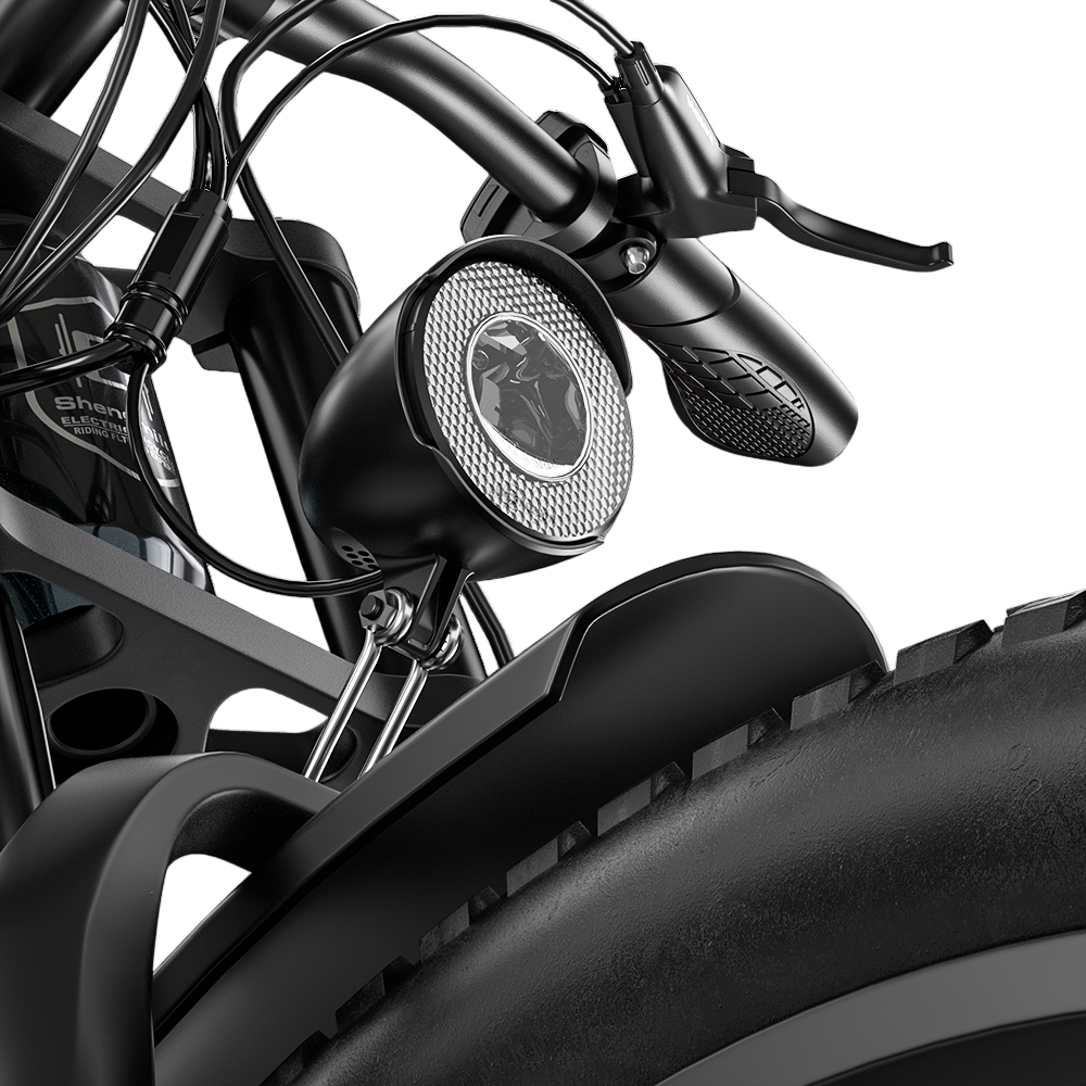 SHENGMILO S700 PRO 26" Step-Thru Fat Tire Elektro-Citybike 1000W*2 Doppelmotor 48V 25Ah Batterie