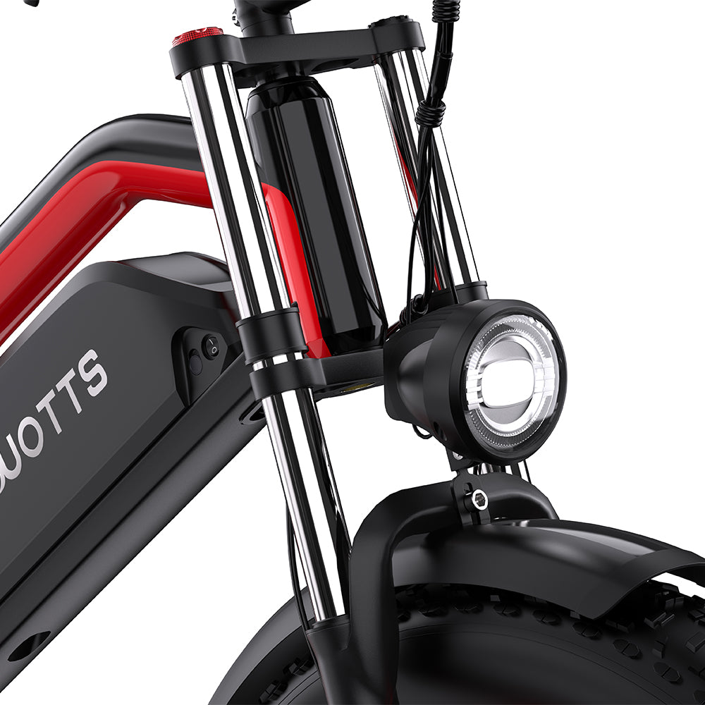 DUOTTS N26 26" Fat Tire Electric Mountainbike 750W Doppelmotoren 48V 20Ah Batterie