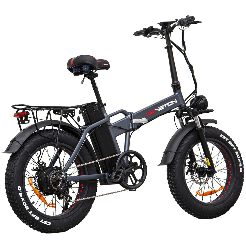 DRVETION AT20 20" Zusammenklappbares Elektrofahrrad 750W Motor 48V 10Ah/15Ah/20Ah Batterie
