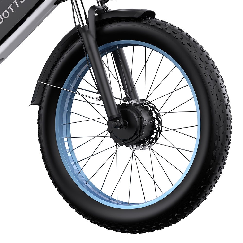 DUOTTS N26 26" Fat Tire Electric Mountainbike 750W Doppelmotoren 48V 20Ah Batterie