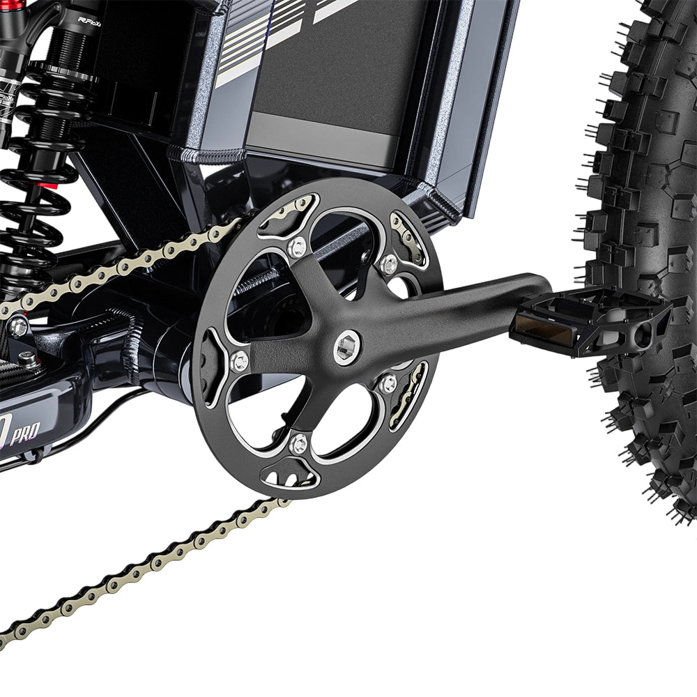 SHENGMILO S900 PRO 20" All-Terrain Elektrofahrrad mit 3000w Motor 60V 35Ah Batterie