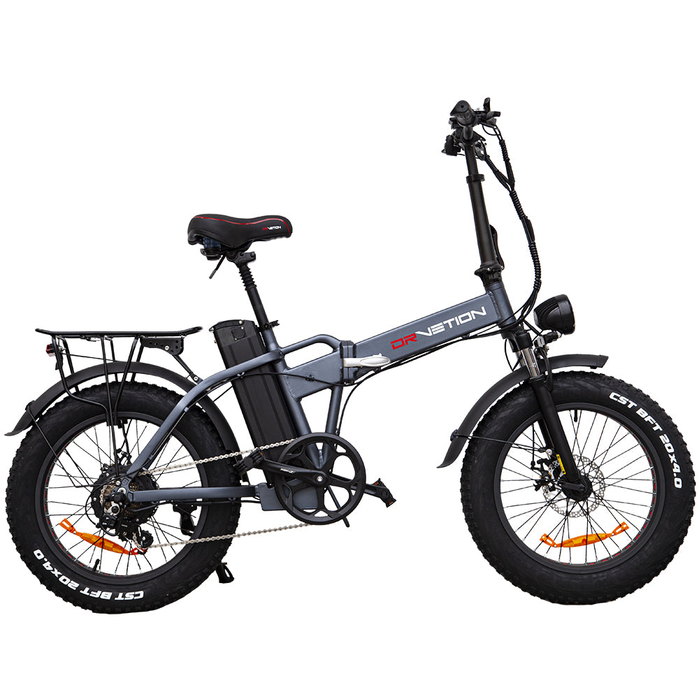 DRVETION AT20 20" Zusammenklappbares Elektrofahrrad 750W Motor 48V 10Ah/15Ah/20Ah Batterie