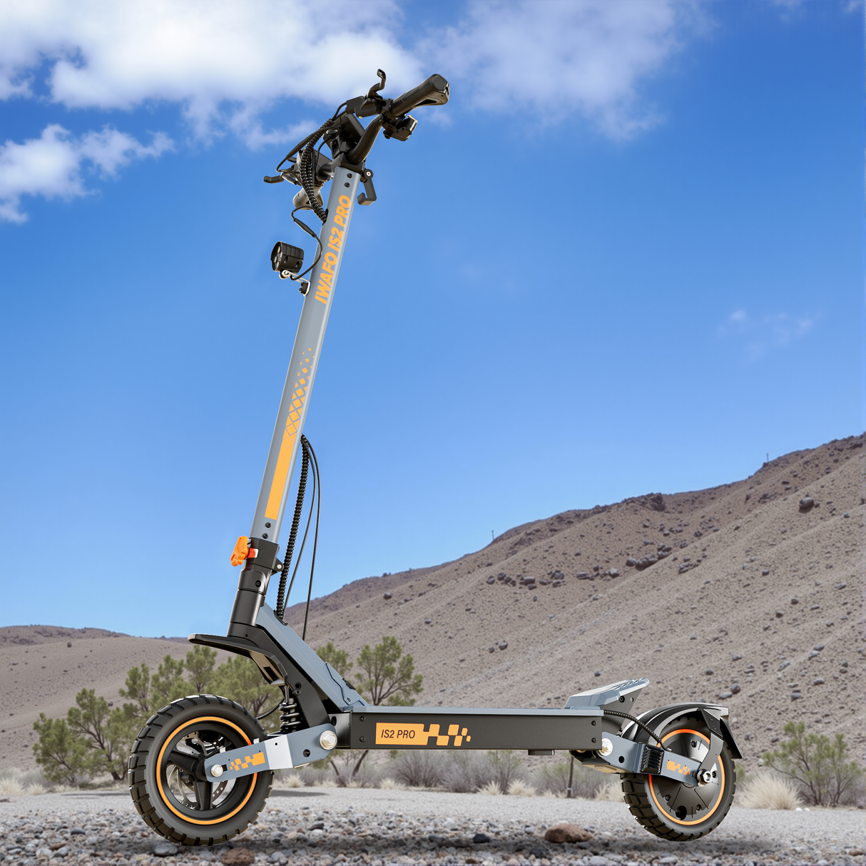 IWAFO IS2Pro 10" Offroad E-Scooter 2*1000W Doppelmotoren 52V 20Ah Batterie