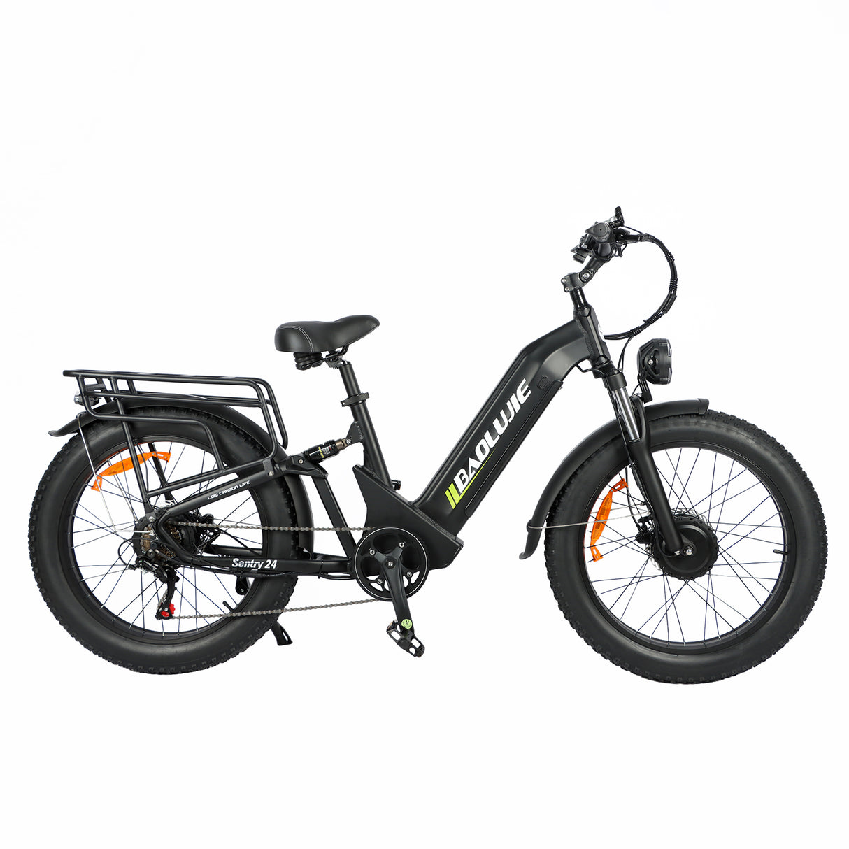 BAOLUJIE P7 2401 24" Tiefeinsteiger-Elektrofahrrad 2000W Motor 48V 20Ah Batterie