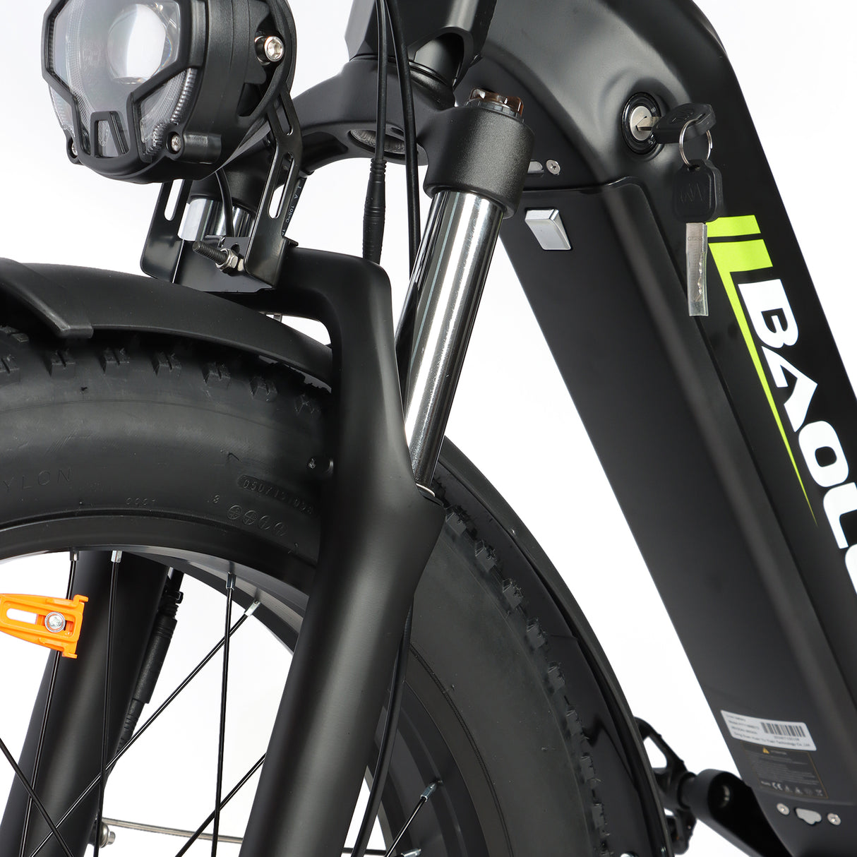 BAOLUJIE P7 2401 24" Tiefeinsteiger-Elektrofahrrad 2000W Motor 48V 20Ah Batterie
