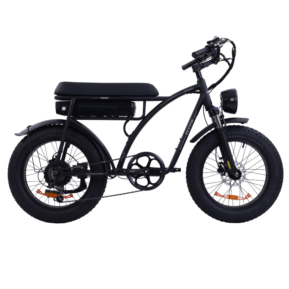 BEZIOR XF001 PLUS 20" Fetter Reifen Retro Elektrofahrrad 1000W Motor 48V 17,5Ah Batterie