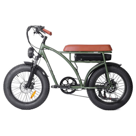 BEZIOR XF001 20" Fat Tires Retro elektrisches All-Terrain-Fahrrad 1000W Motor 48V 12,5Ah Batterie