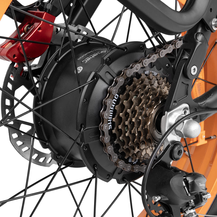 CYRUSHER Kommoda 2.0 20" Elektrofahrrad mit Durchstieg Fat Reifen 250W Motor 48V 20Ah Batterie