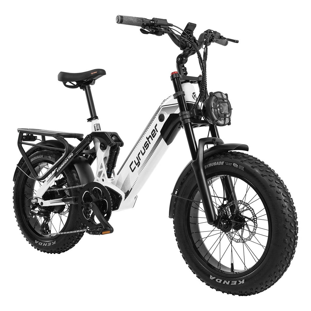 CYRUSHER Kommoda Pro 20" Elektrofahrrad mit Fatbike-Reifen 250W Motor 52V 20Ah Batterie