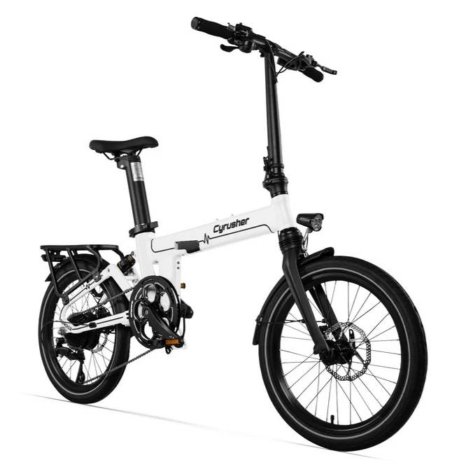 CYRUSHER Sonder 20" Fatbike Elektrofahrrad mit Federung und Faltfunktion 250W Motor 48V 10Ah Batterie
