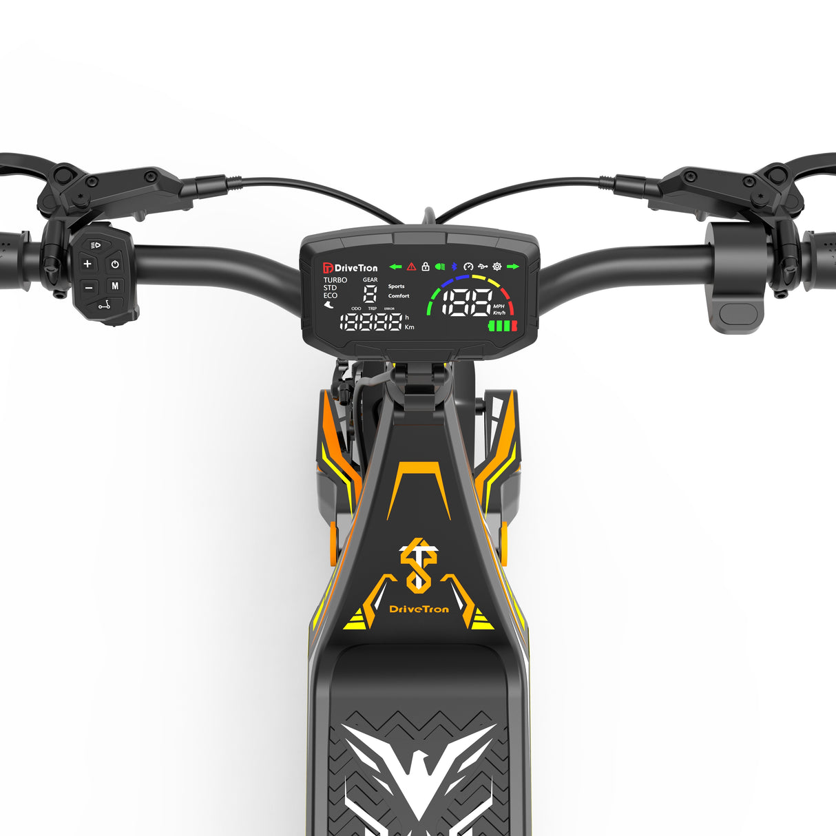 DRIVETRON DT06 Roller Aufkleber (Orange+Gelb)