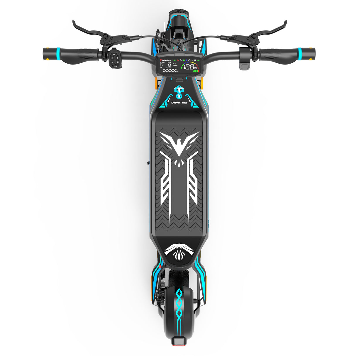 DRIVETRON DT06 Roller Aufkleber (Blau+Cyan)