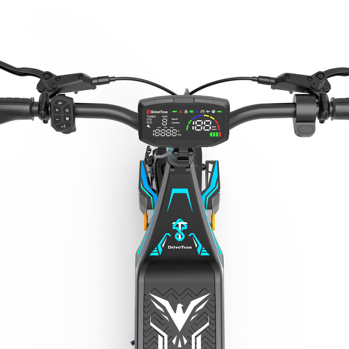 DRIVETRON DT06 Roller Aufkleber (Blau+Cyan)