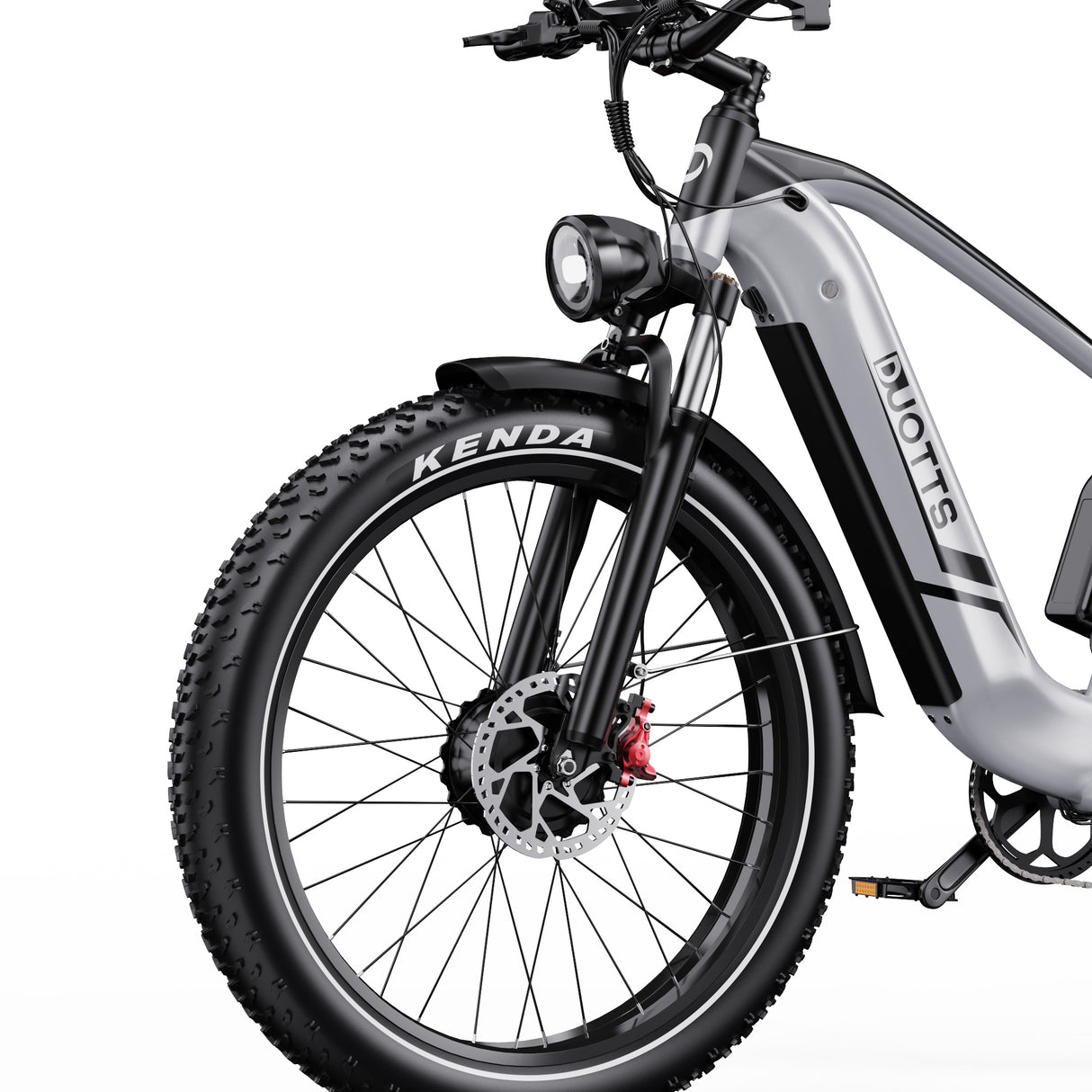 Bicicleta de montaña eléctrica DUOTTS F26 de 26 pulgadas, motor de 750 W x 2, batería de 48 V y 20 Ah