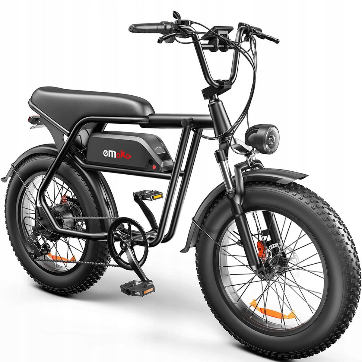 EMOKO C99 20" Retro Elektrofahrrad mit 250W Motor und 48V 20Ah batterie