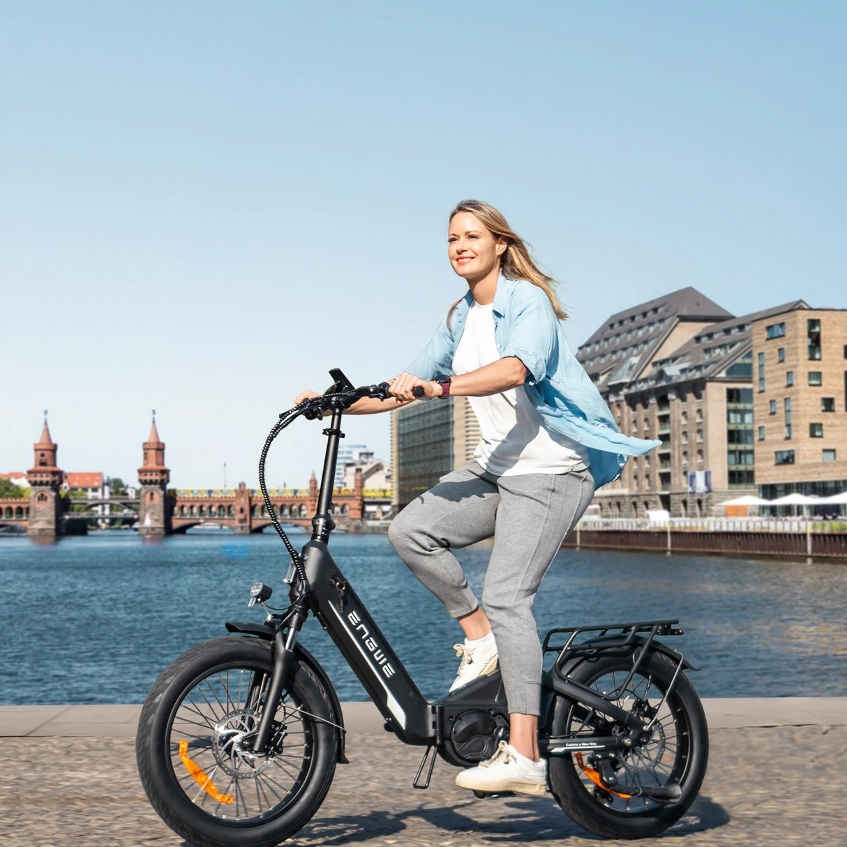 ENGWE L20 3.0 Pro 20" Tiefeinsteiger-Elektrofahrrad 250W Motor 48V 15Ah Batterie