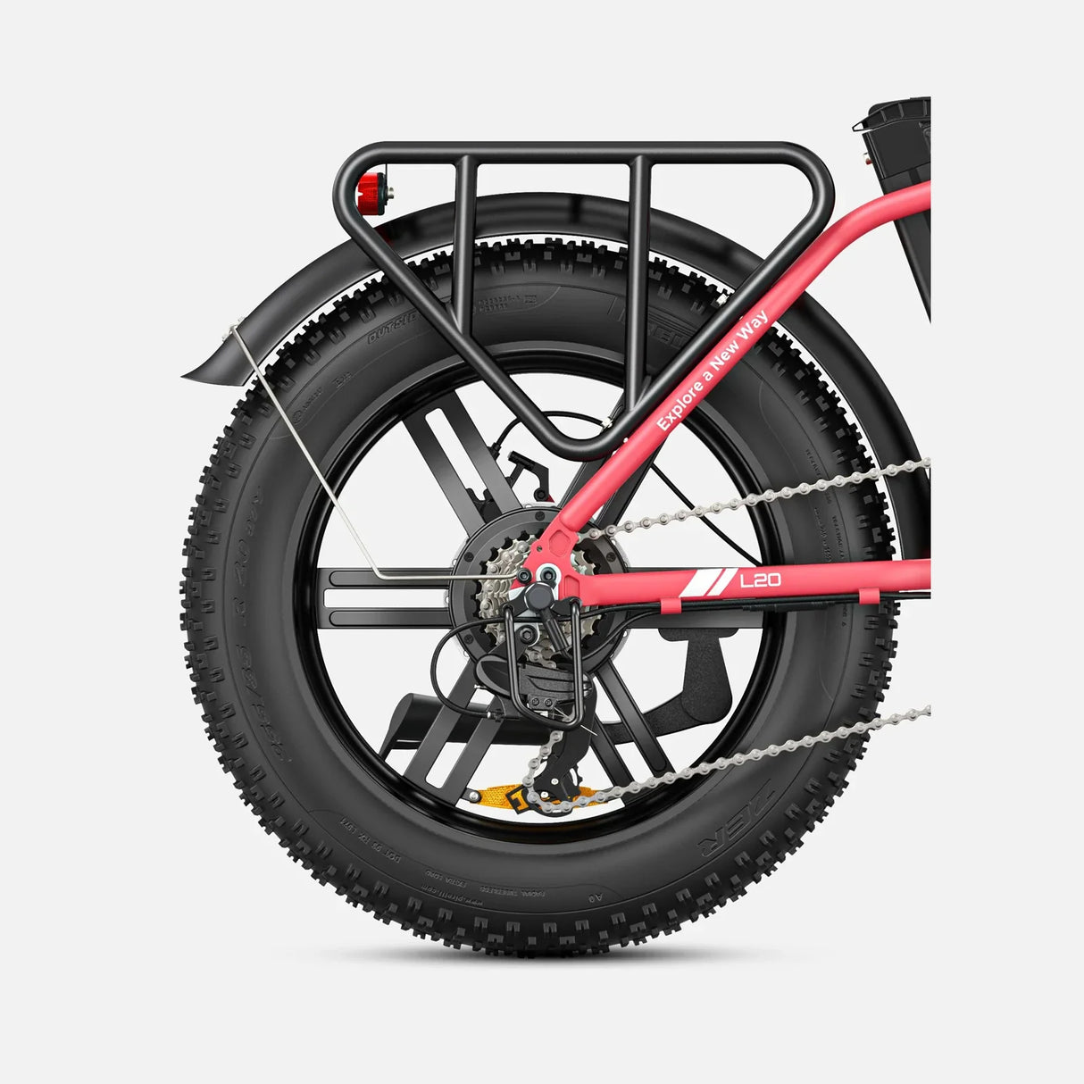 Bicicleta eléctrica ENGWE L20 de 20 pulgadas con cuadro de cambios, motor de 250 W, batería de 48 V y 13 Ah
