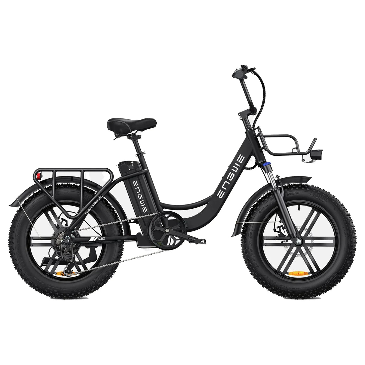 Bicicleta eléctrica ENGWE L20 de 20 pulgadas con cuadro de cambios, motor de 250 W, batería de 48 V y 13 Ah