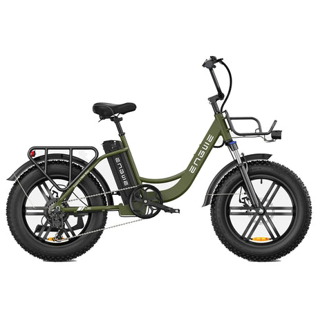 Bicicleta eléctrica ENGWE L20 de 20 pulgadas con cuadro de cambios, motor de 250 W, batería de 48 V y 13 Ah