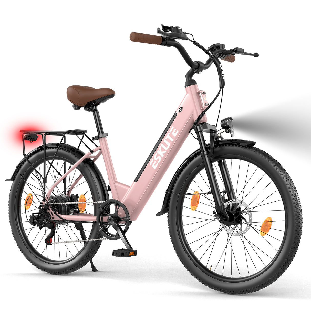 ESKUTE C100 Plus 26" Pendler-Elektrofahrrad 250W Motor 36V 13Ah Batterie