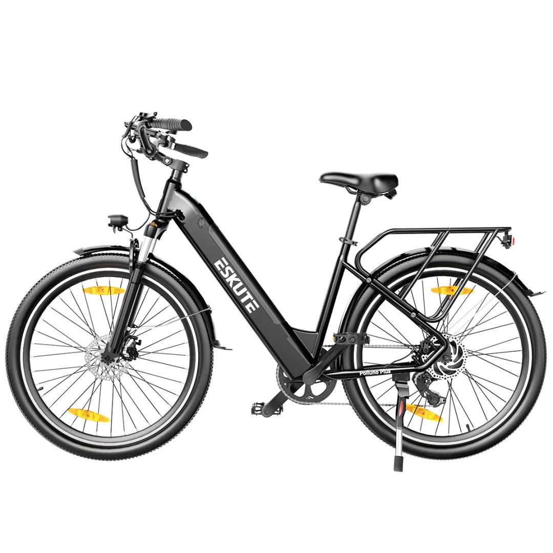 ESKUTE Polluno Plus 26"/28" City-Elektrofahrrad Mit Drehmomentsensor 250W Motor 36V 20Ah Batterie