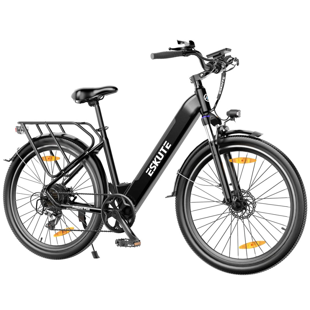 ESKUTE Polluno Plus 26"/28" City-Elektrofahrrad Mit Drehmomentsensor 250W Motor 36V 20Ah Batterie