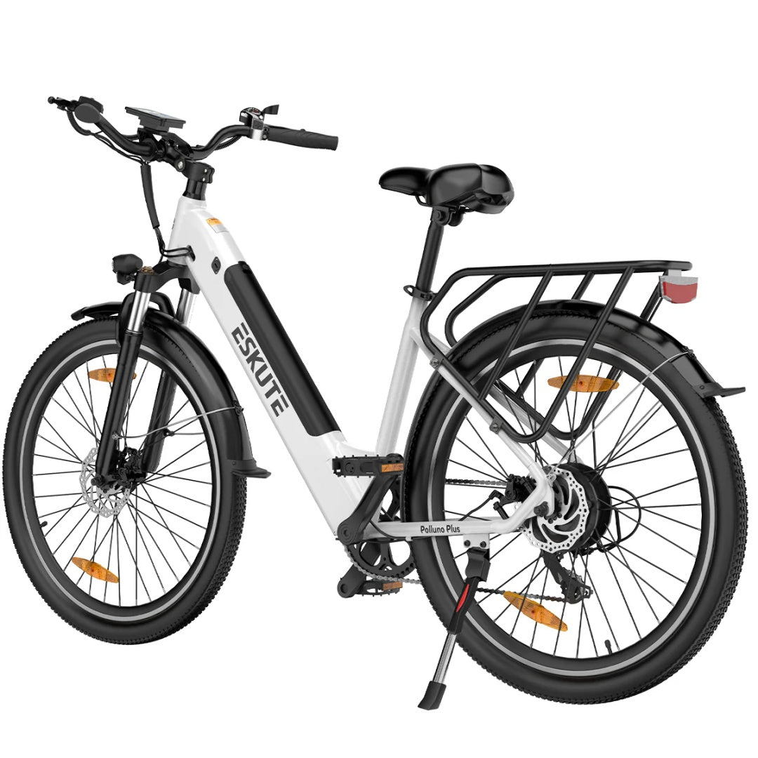ESKUTE Polluno Plus 26"/28" City-Elektrofahrrad Mit Drehmomentsensor 250W Motor 36V 20Ah Batterie