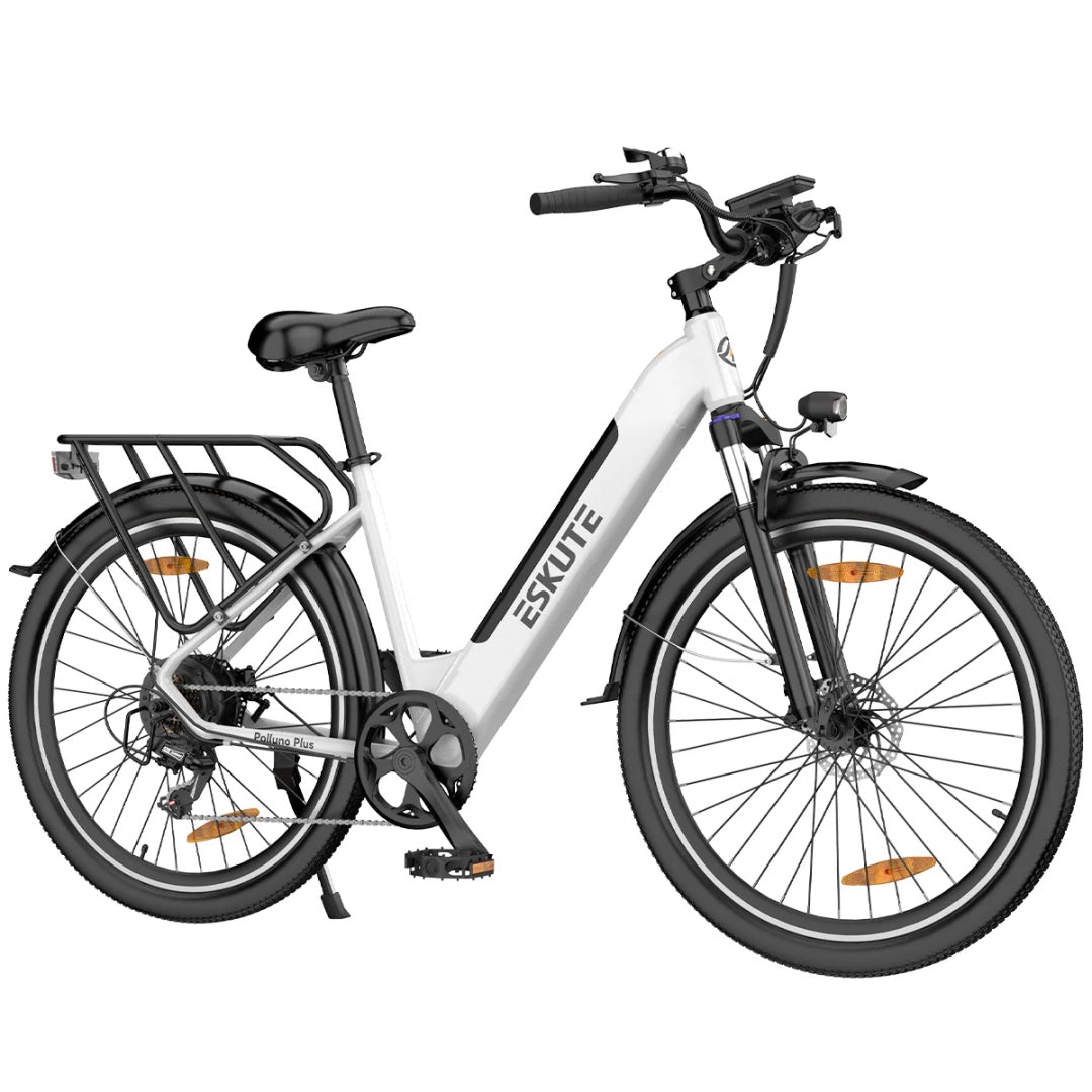 ESKUTE Polluno Plus 26"/28" City-Elektrofahrrad Mit Drehmomentsensor 250W Motor 36V 20Ah Batterie