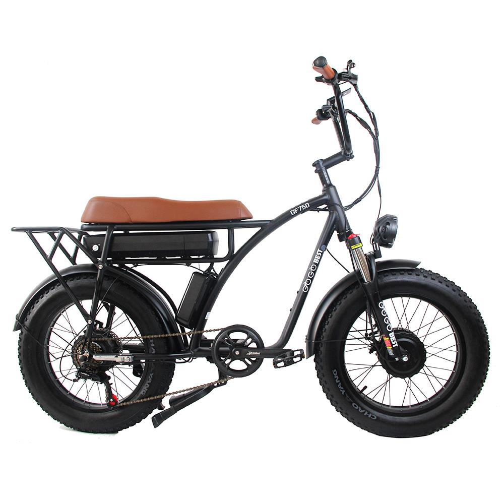 GOGOBEST GF750 20" Fetter Reifen Elektro-All-Terrain-Fahrrad 1000W*2 Doppelmotoren 48V 17,5Ah Batterie