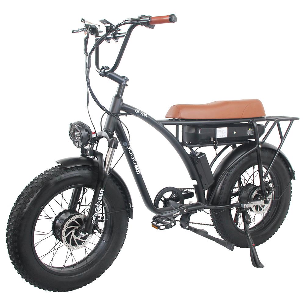 GOGOBEST GF750 20" Fetter Reifen Elektro-All-Terrain-Fahrrad 1000W*2 Doppelmotoren 48V 17,5Ah Batterie