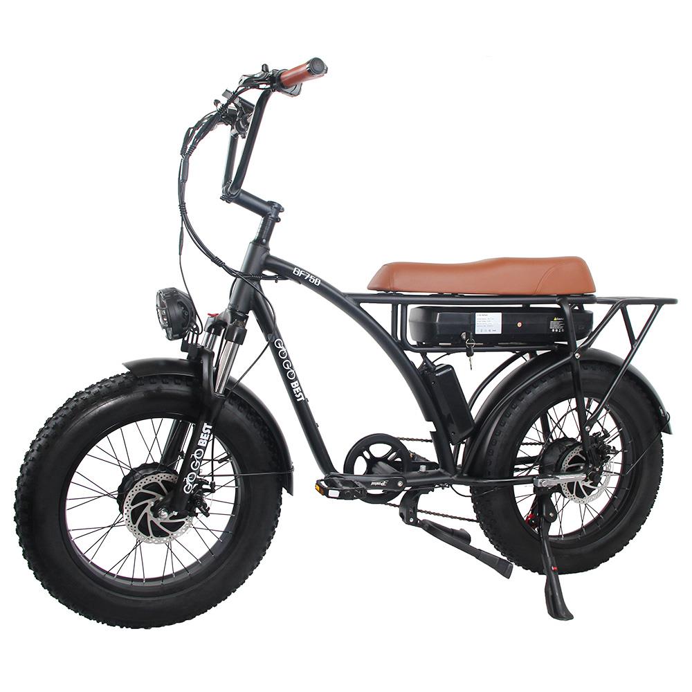 GOGOBEST GF750 20" Fetter Reifen Elektro-All-Terrain-Fahrrad 1000W*2 Doppelmotoren 48V 17,5Ah Batterie