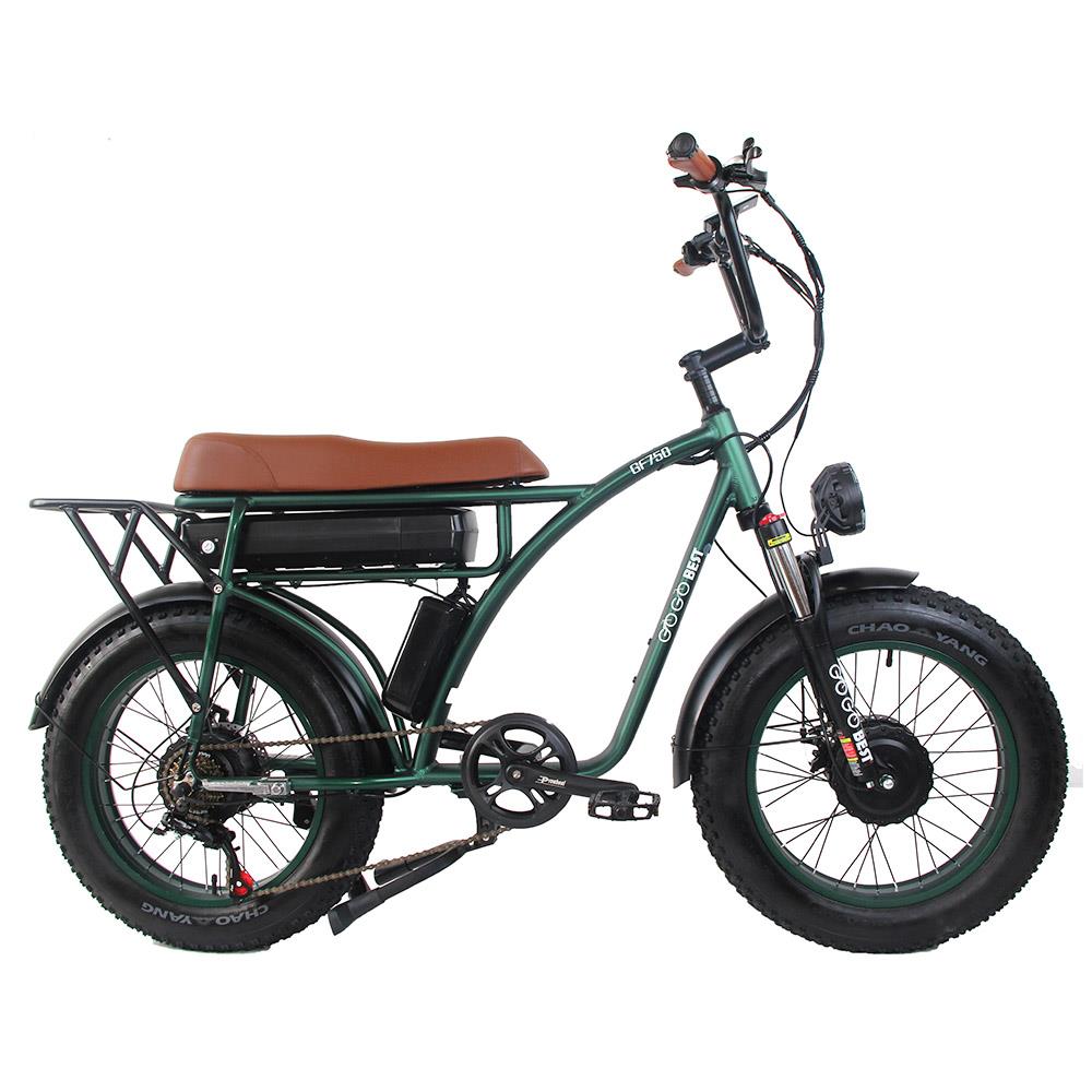 GOGOBEST GF750 20" Fetter Reifen Elektro-All-Terrain-Fahrrad 1000W*2 Doppelmotoren 48V 17,5Ah Batterie