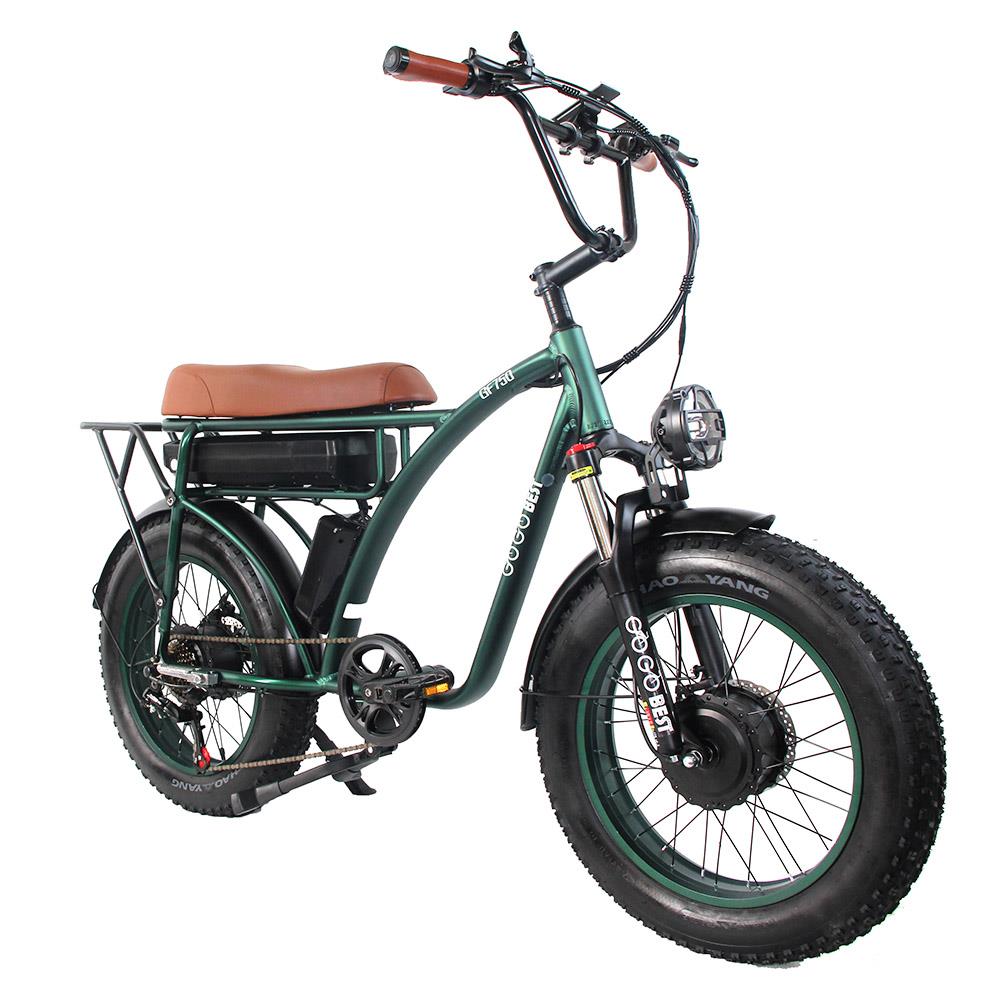 GOGOBEST GF750 20" Fetter Reifen Elektro-All-Terrain-Fahrrad 1000W*2 Doppelmotoren 48V 17,5Ah Batterie