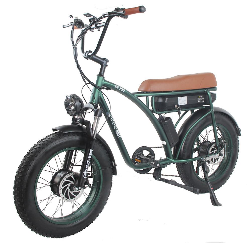 GOGOBEST GF750 20" Fetter Reifen Elektro-All-Terrain-Fahrrad 1000W*2 Doppelmotoren 48V 17,5Ah Batterie