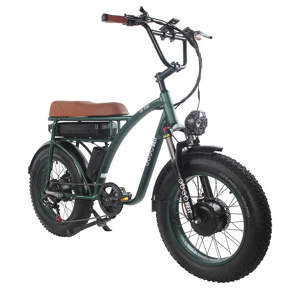 GOGOBEST GF750 20" Fetter Reifen Elektro-All-Terrain-Fahrrad 1000W*2 Doppelmotoren 48V 17,5Ah Batterie