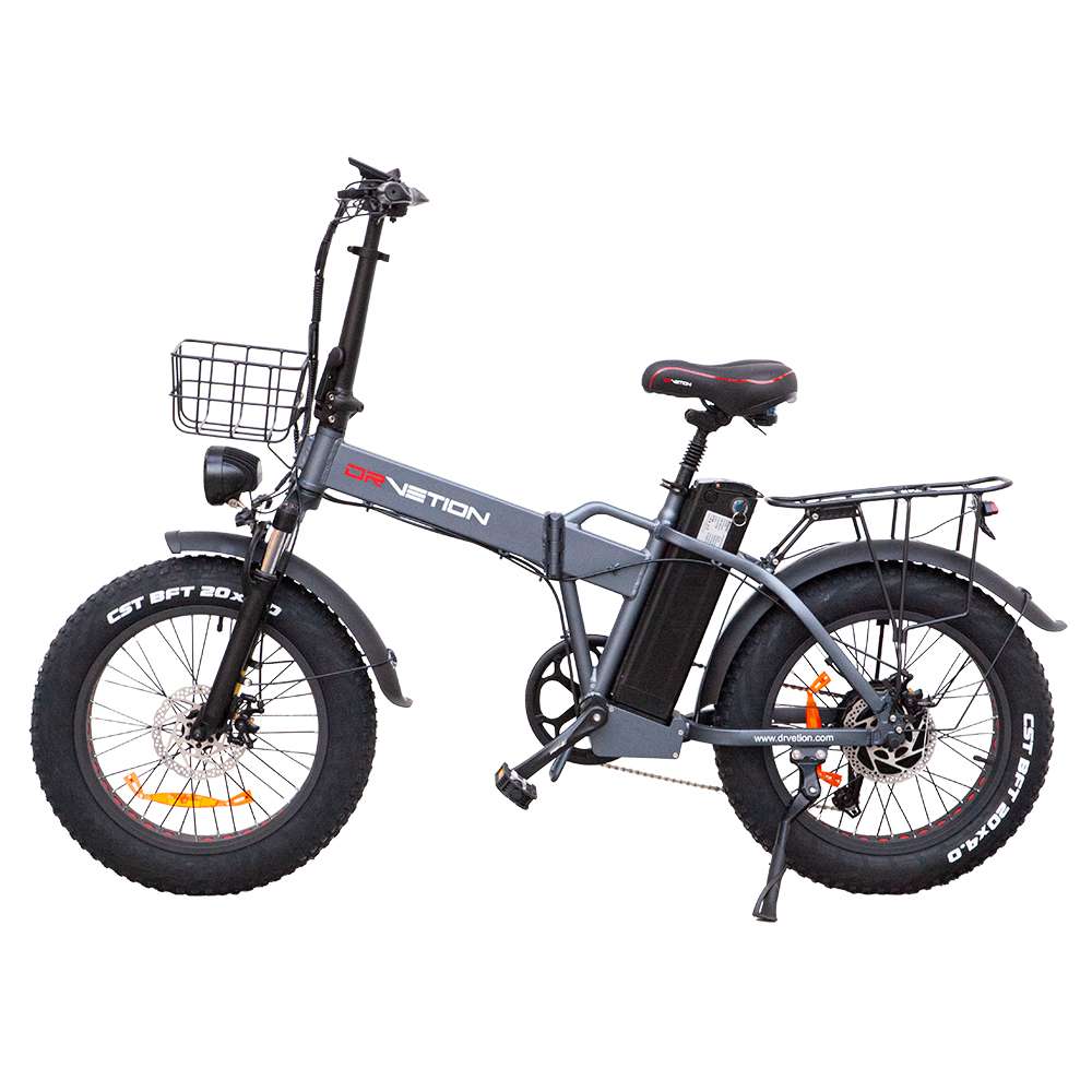 DRVETION AT20 20" Zusammenklappbares Elektrofahrrad 750W Motor 48V 10Ah/15Ah/20Ah Batterie