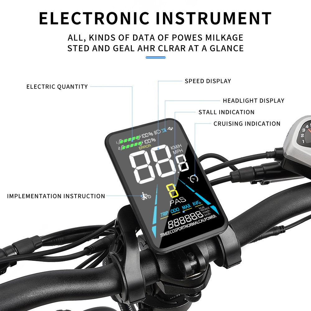 Bicicleta eléctrica plegable DRVETION BT20 de 20 pulgadas, motor de 750 W, batería de 48 V y 10 Ah