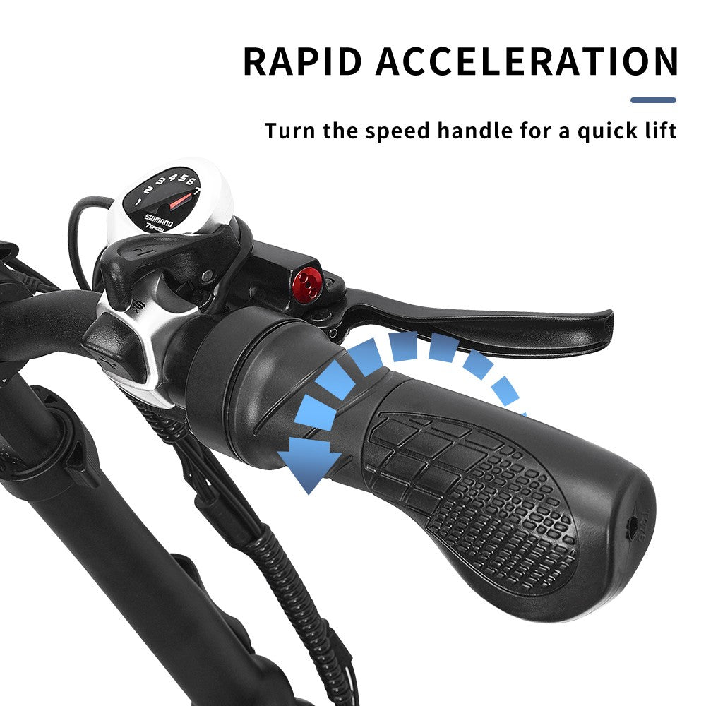 Bicicleta eléctrica plegable DRVETION BT20 de 20 pulgadas, motor de 750 W, batería de 48 V y 10 Ah