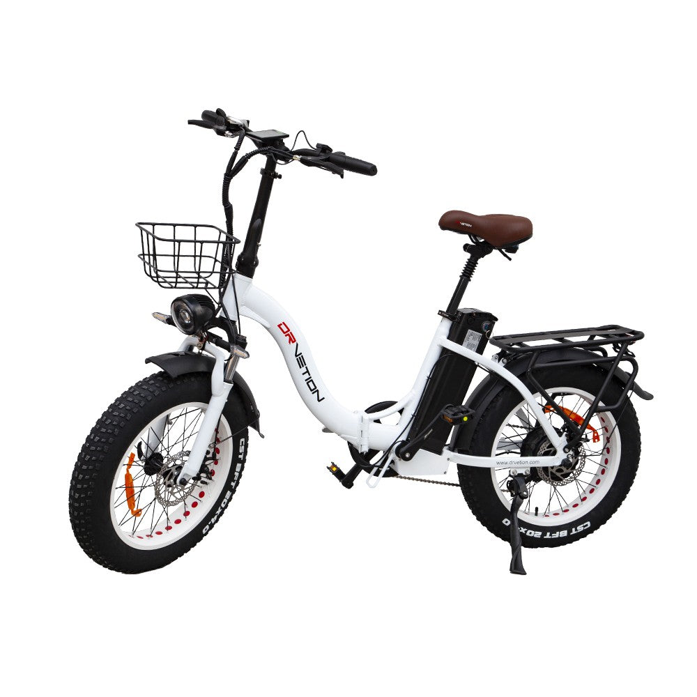 Bicicleta eléctrica DRVETION CT20 de ruedas anchas y paso bajo (freno de disco)