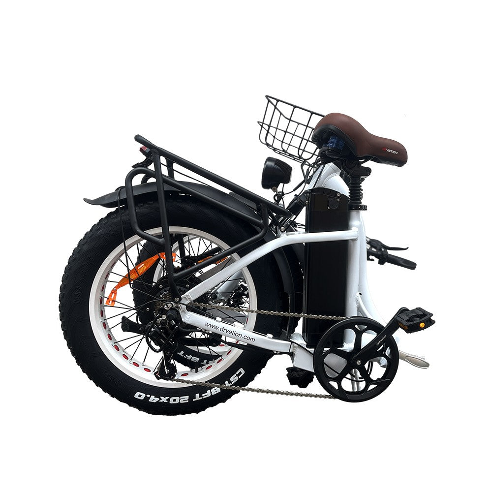 Bicicleta eléctrica DRVETION CT20 de ruedas anchas y paso bajo (freno de disco)