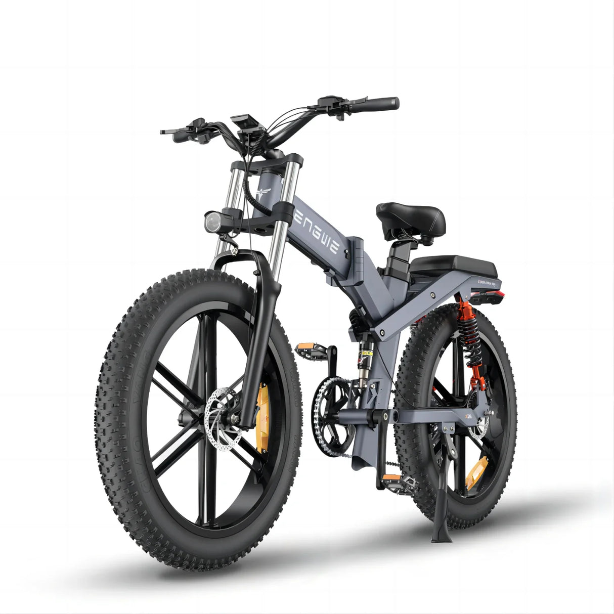 ENGWE X26 26" Fetter Reifen Faltbares Elektrofahrrad MTB 1000W Motor 48V 29.2Ah Doppelbatterie
