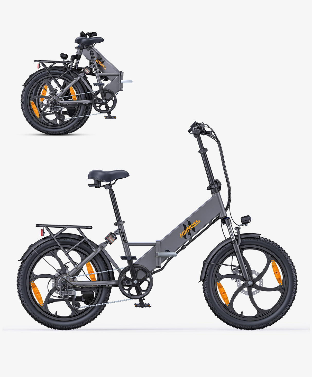 HILLMILES Mile 2 20" Faltbares Elektrofahrrad 250W Motor 36V 13Ah Batterie
