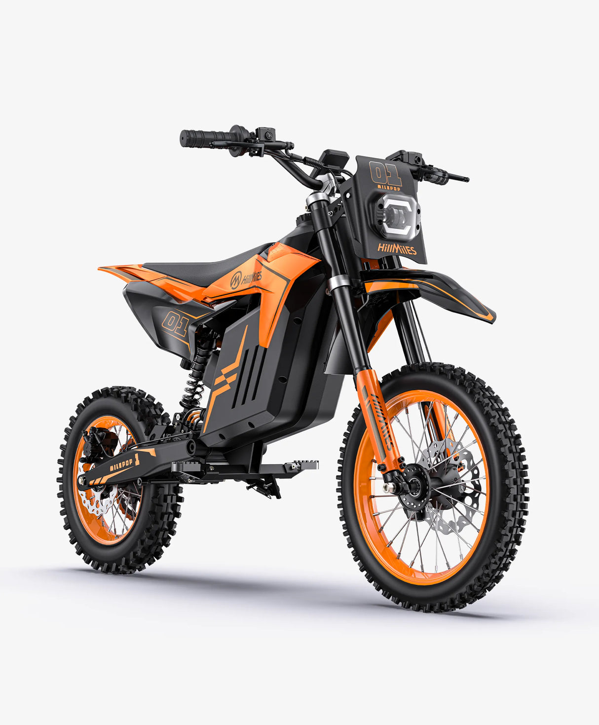 HILLMILES Mile Pop 1 14" Offroad-Elektrofahrrad 3000W Gipfel Motor 48V 25Ah Batterie