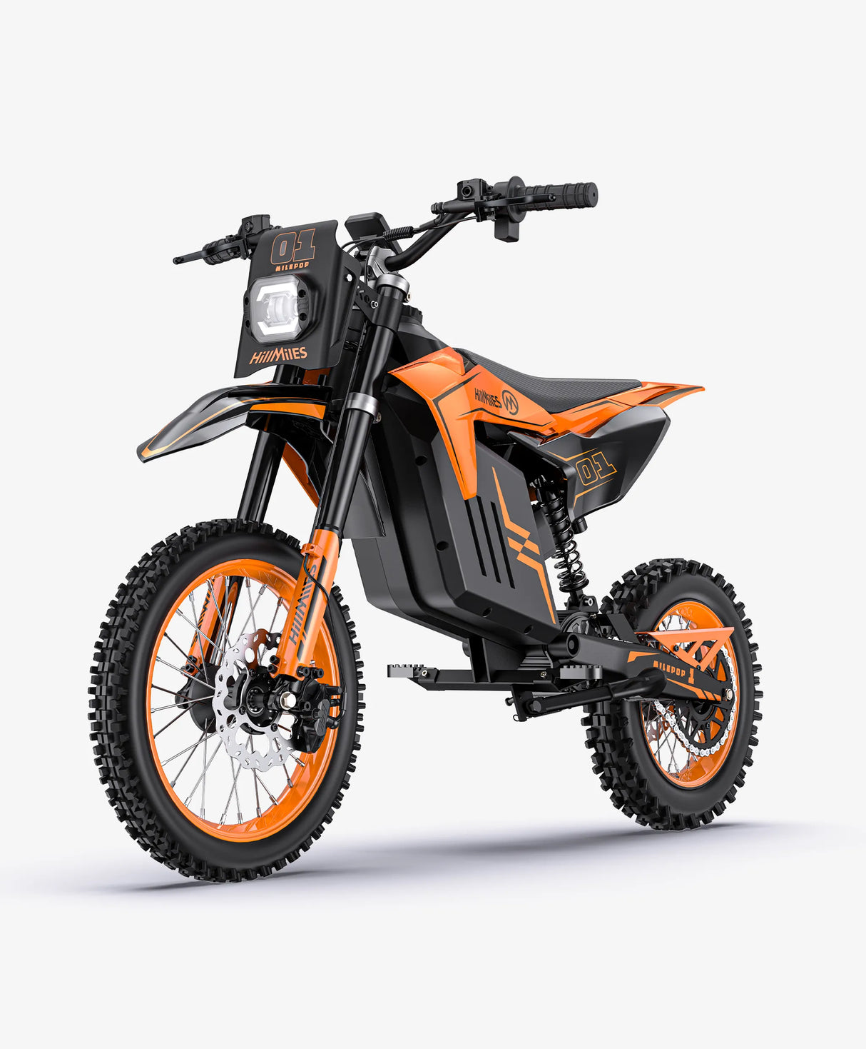 HILLMILES Mile Pop 1 14" Offroad-Elektrofahrrad 3000W Gipfel Motor 48V 25Ah Batterie