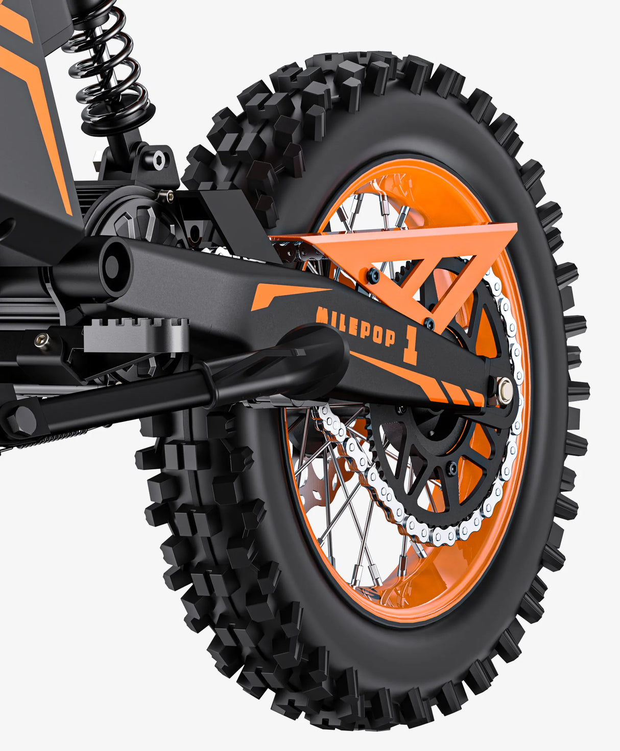 HILLMILES Mile Pop 1 14" Offroad-Elektrofahrrad 3000W Gipfel Motor 48V 25Ah Batterie