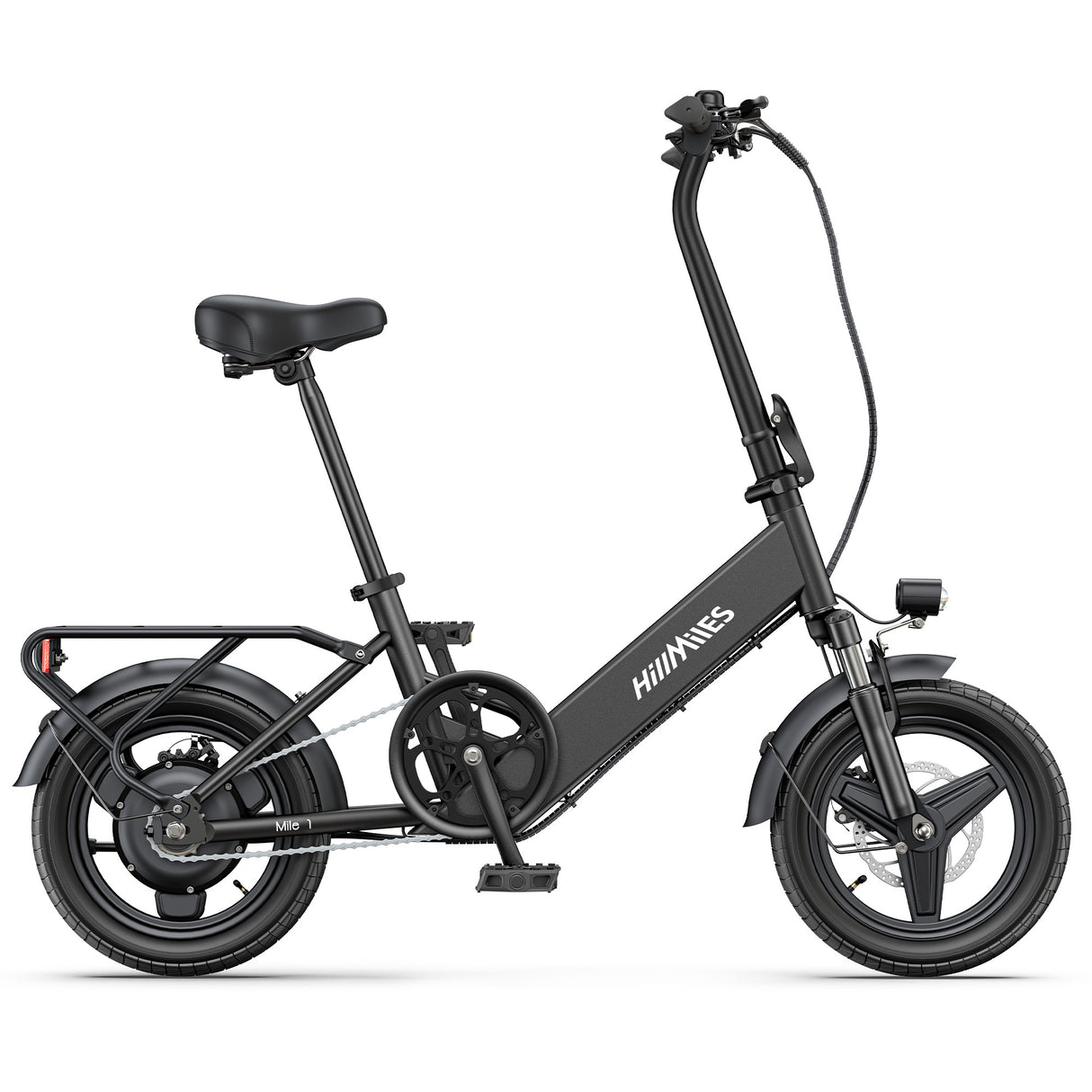 HILLMILES Mile 1 14" Damen Elektrofahrrad mit Tiefeinsteigerrahmen 250W Motor 36V 10,4Ah batterie