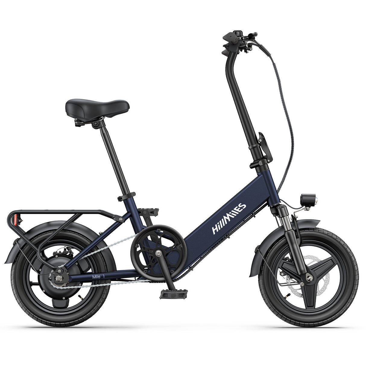 HILLMILES Mile 1 14" Damen Elektrofahrrad mit Tiefeinsteigerrahmen 250W Motor 36V 10,4Ah batterie