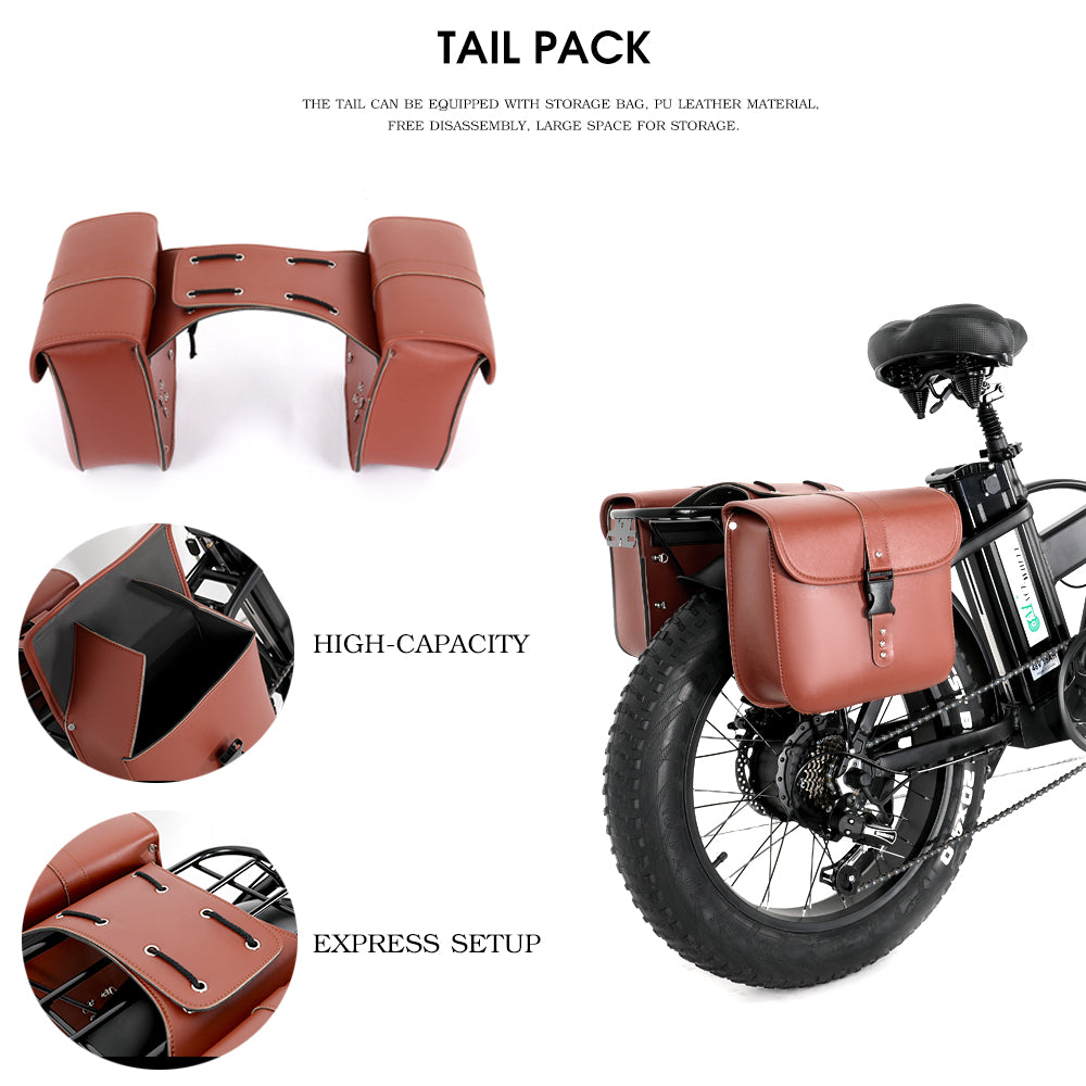 Bolsa para asiento trasero GLEERIDE Tail Pack para bicicletas eléctricas