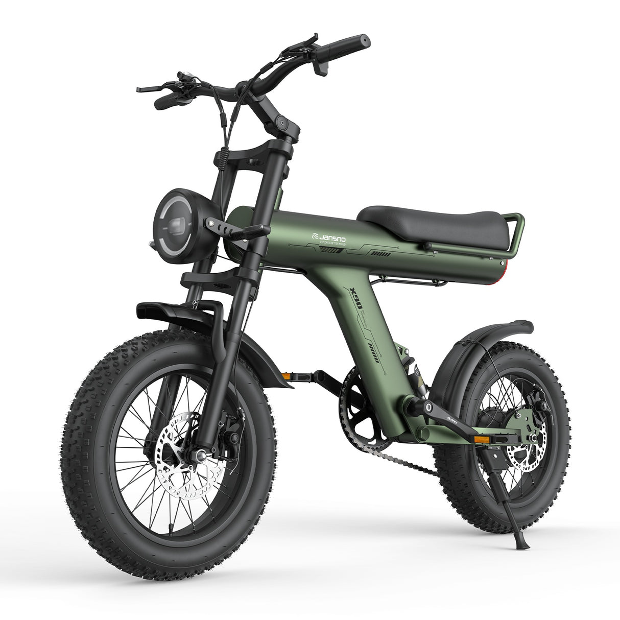 JANSNO X90 16" Offroad-Elektrofahrrad 750W Doppelmotor 48V 14Ah Batterie