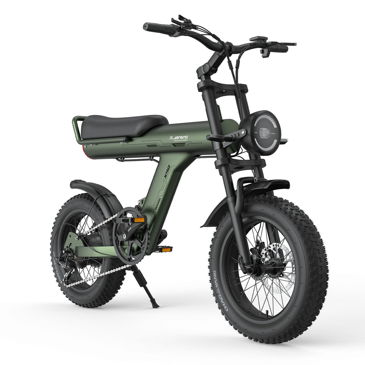 JANSNO X90 16" Offroad-Elektrofahrrad 750W Doppelmotor 48V 14Ah Batterie